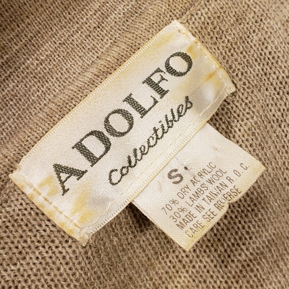 ADOLFO ~ Acrylic Lambswool ~ VINTAGE ~ Sweater - Picture 4 of 4